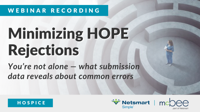 Featured image for “[Free Webinar] Minimizing HOPE Rejections: What Submission Data Reveals About Common Errors”